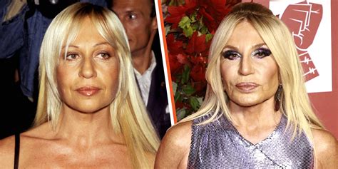 donatella versace october 1997|donatella versace before surgery.